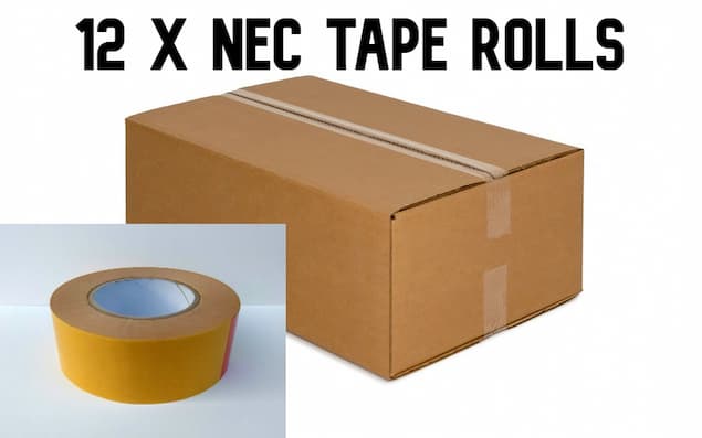 Party Trust NEC tape 5cm x 50m (doos met 12 rollen)