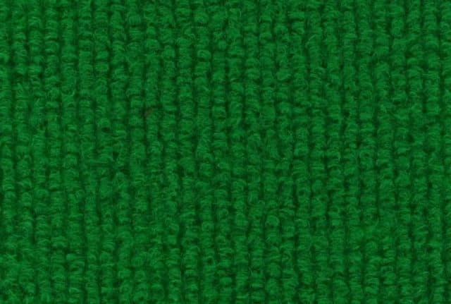 Matte green carpet