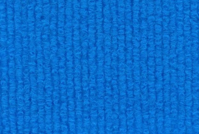 Blauw tapijt