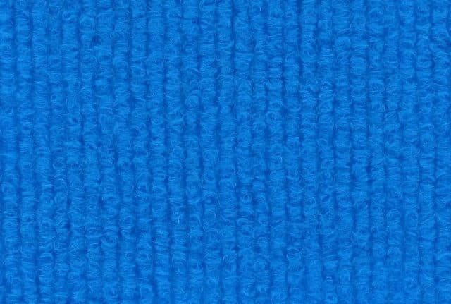 Blauw tapijt